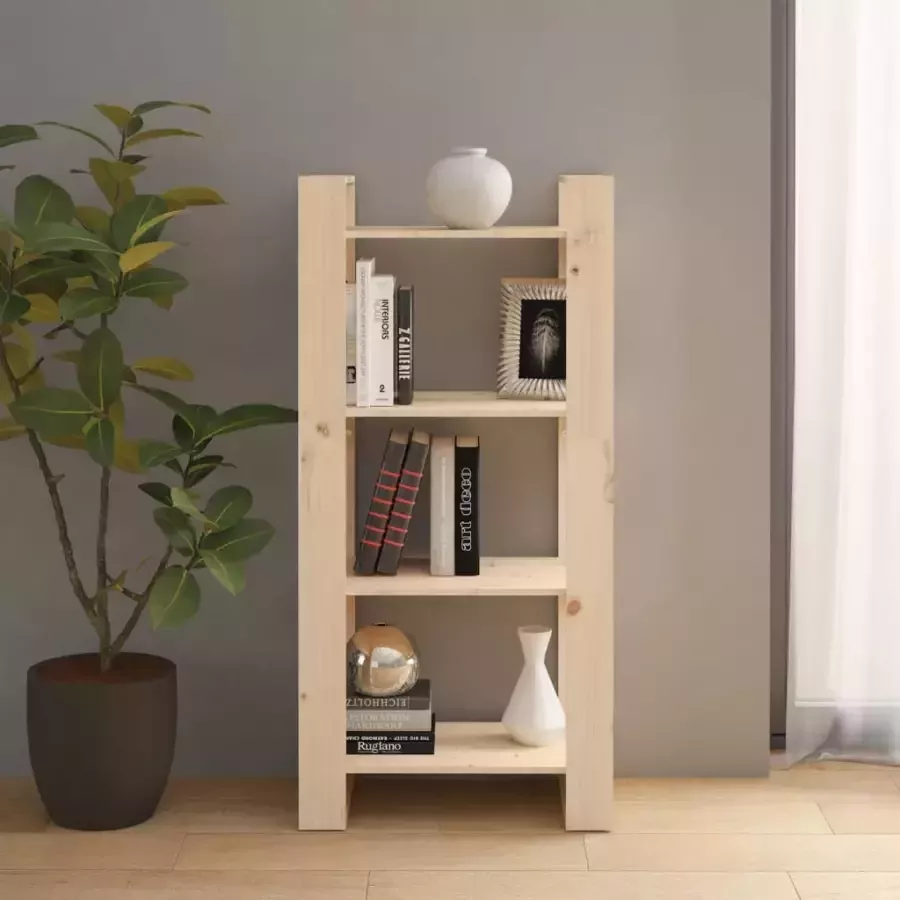 VidaXL -Boekenkast kamerscherm-60x35x125-cm-massief-grenenhout