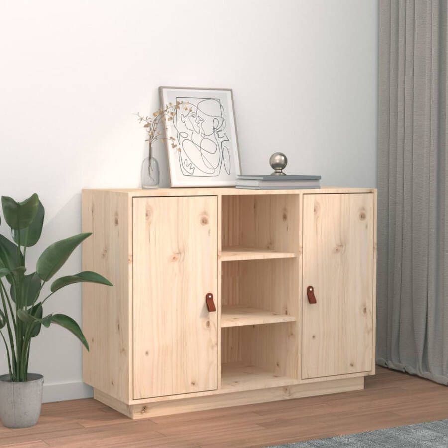 VidaXL -Dressoir-100x40x75-cm-massief-grenenhout - Foto 2