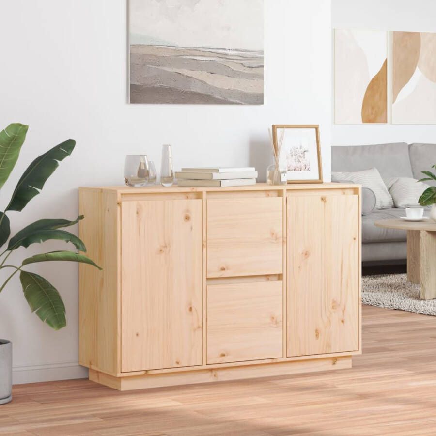 VidaXL -Dressoir-110x34x75-cm-massief-grenenhout