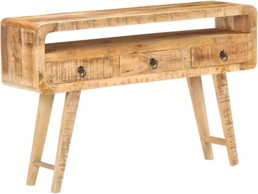 VidaXL Dressoir 120x30x75 cm ruw mangohout - Foto 2