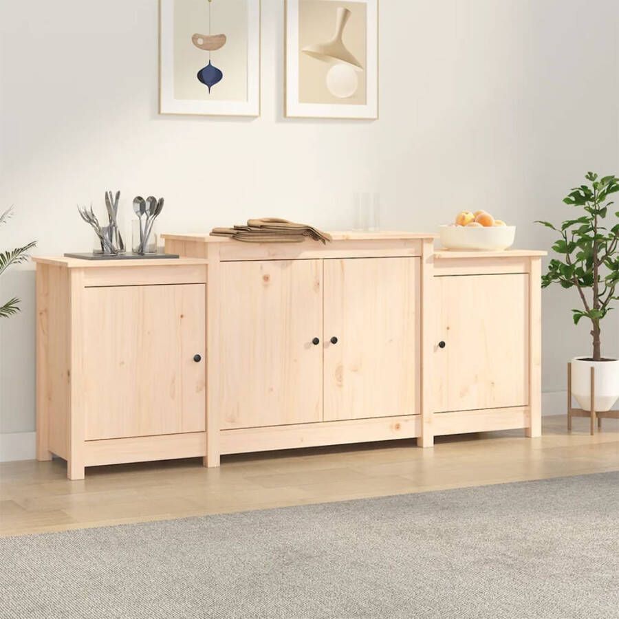 VidaXL -Dressoir-164x37x68-cm-massief-grenenhout - Foto 3