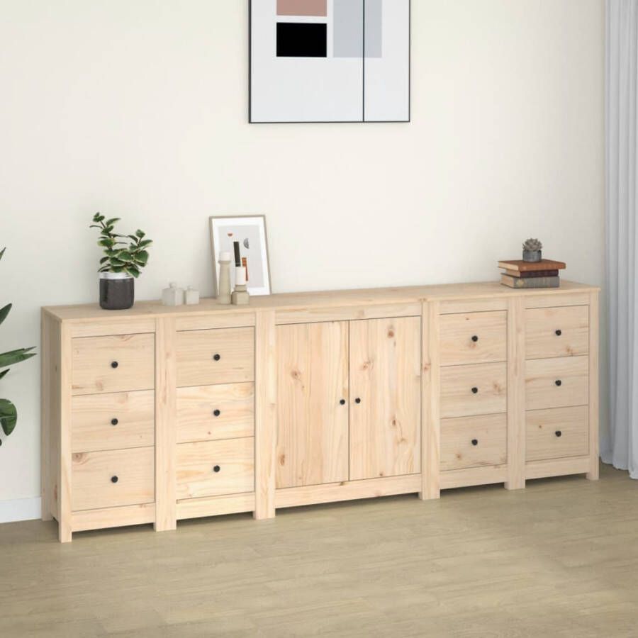 VidaXL -Dressoir-230x35x80-cm-massief-grenenhout - Foto 4