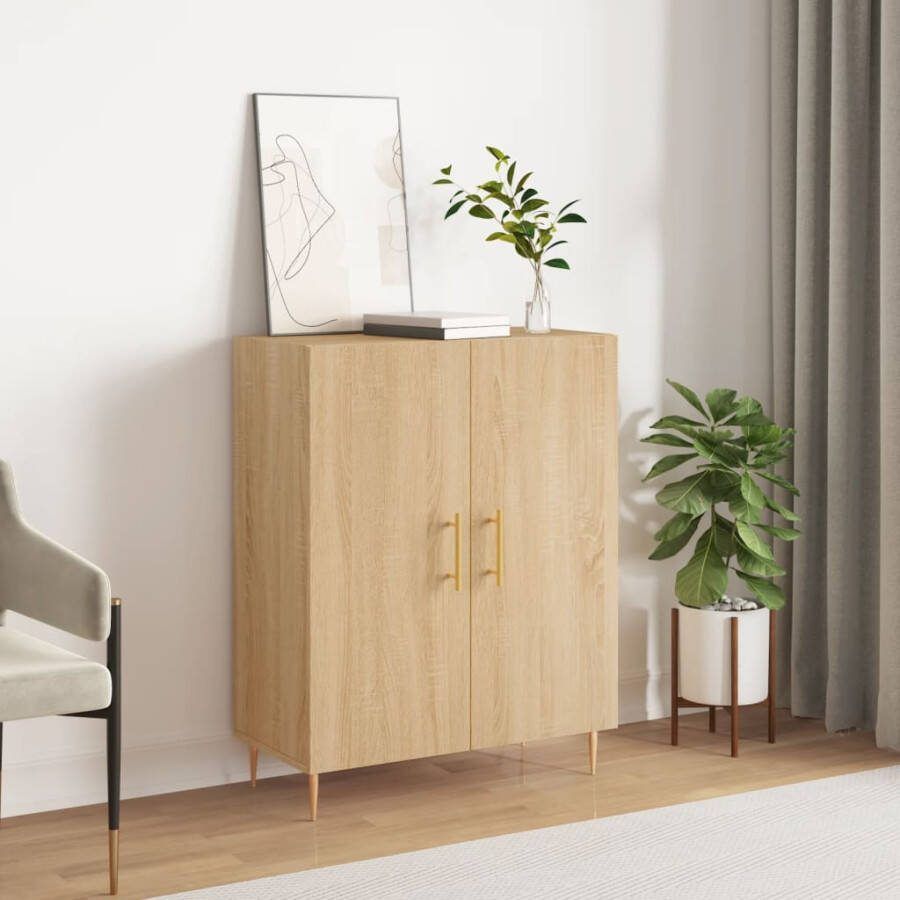 VidaXL -Dressoir-69 5x34x90-cm-bewerkt-hout-sonoma-eikenkleurig - Foto 2