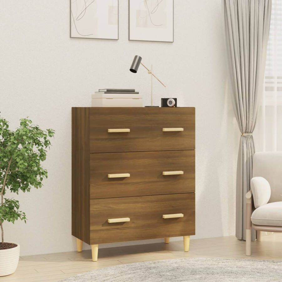 VidaXL -Dressoir-70x34x90-cm-bewerkt-hout-bruineikenkleurig