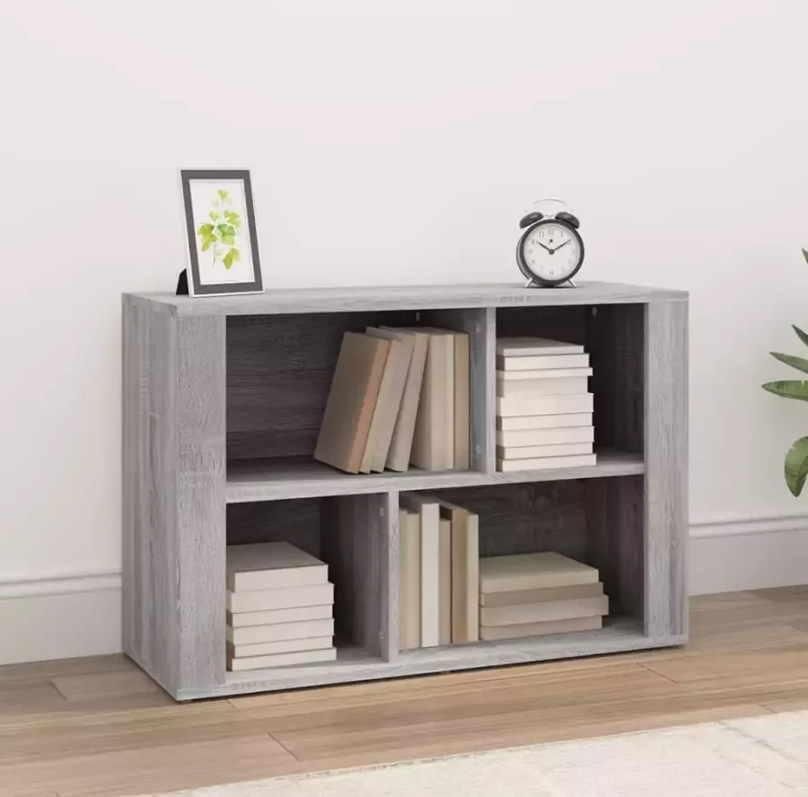 VidaXL -Dressoir-80x30x54-cm-bewerkt-hout-grijs-sonoma-eikenkleurig - Foto 2