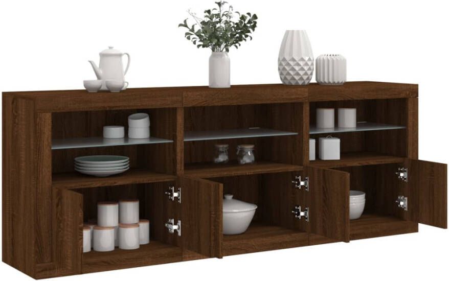 VidaXL -Dressoir-met-LED-verlichting-181 5x37x67-cm-bruineikenkleurig