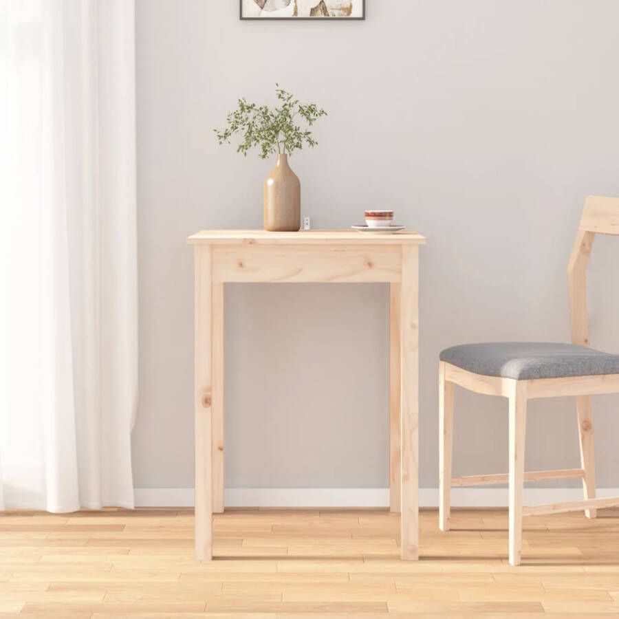 VidaXL -Eettafel-55x55x75-cm-massief-grenenhout - Foto 2
