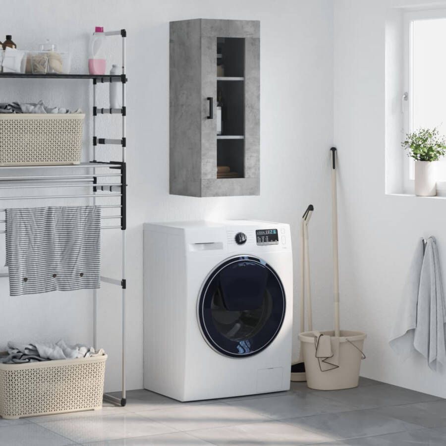 VidaXL -Hangkast-34 5x34x90-cm-betongrijs - Foto 4