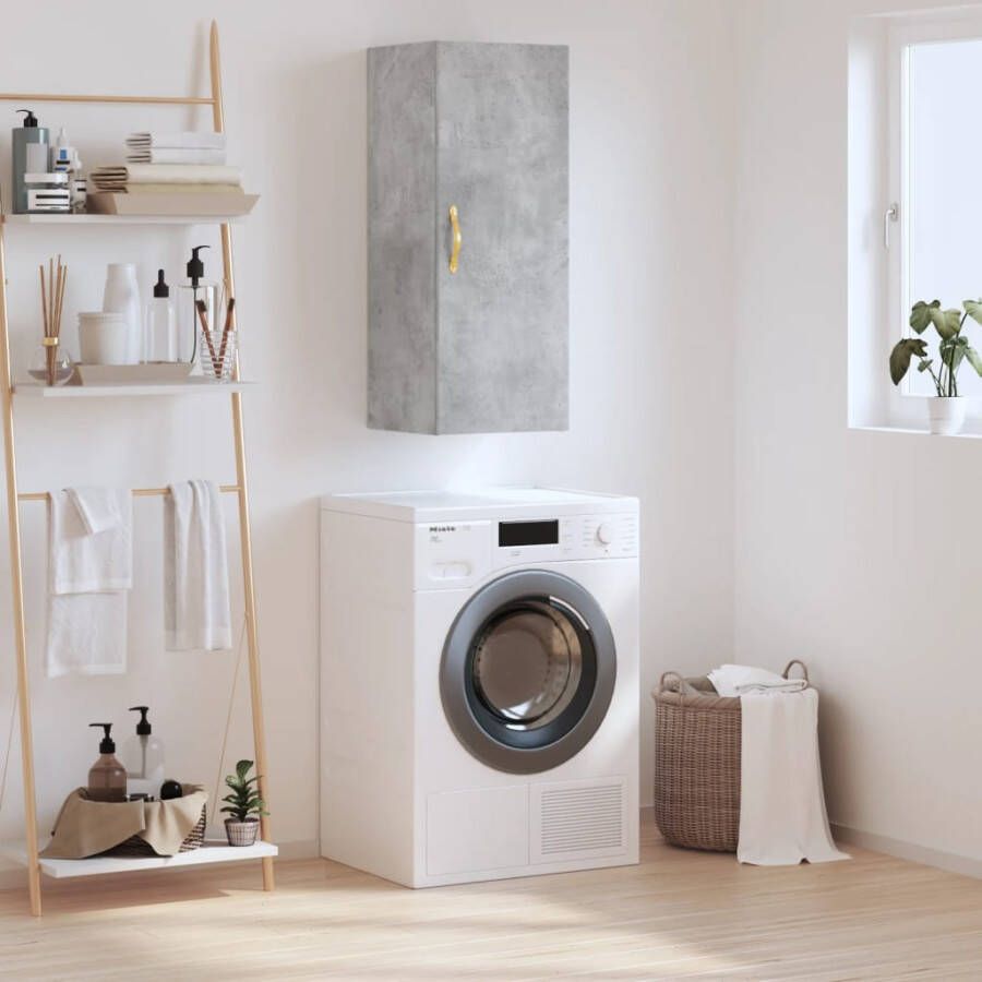 VidaXL -Hangkast-34 5x34x90-cm-betongrijs - Foto 2