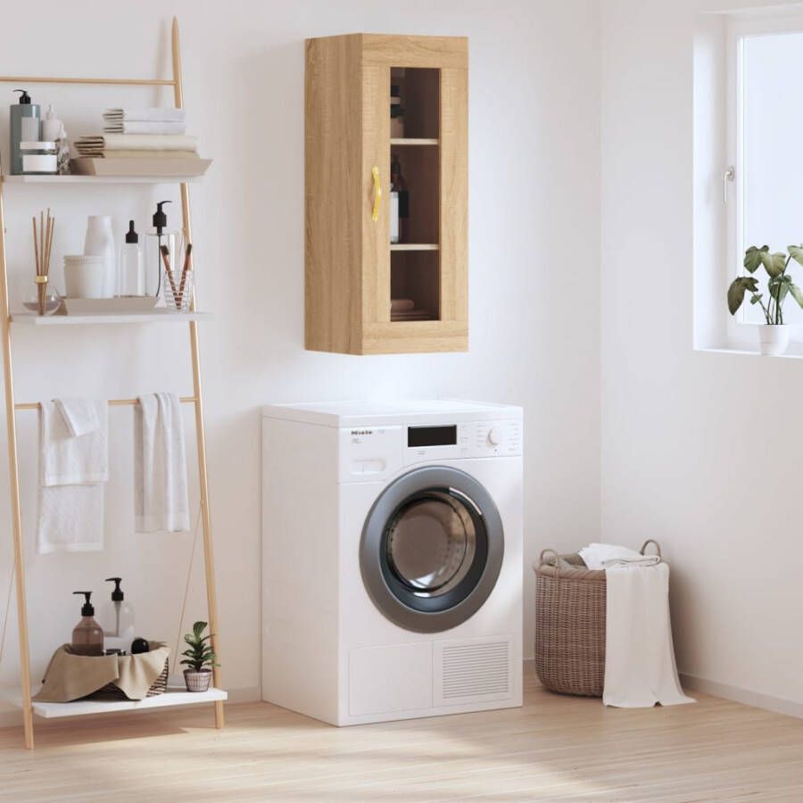 VidaXL -Hangkast-34 5x34x90-cm-sonoma-eikenkleurig - Foto 4