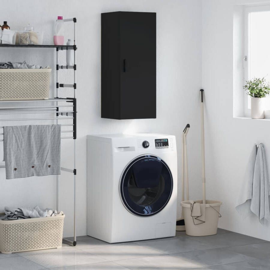 VidaXL -Hangkast-34 5x34x90-cm-zwart - Foto 2