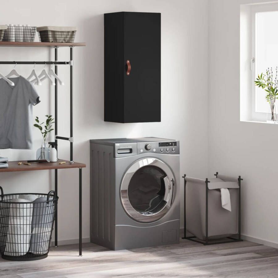 VidaXL -Hangkast-34 5x34x90-cm-zwart - Foto 2