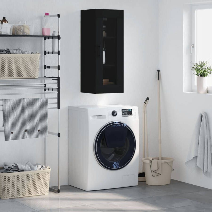 VidaXL -Hangkast-34 5x34x90-cm-zwart - Foto 3