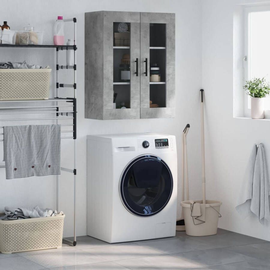 VidaXL -Hangkast-69 5x34x90-cm-betongrijs - Foto 4