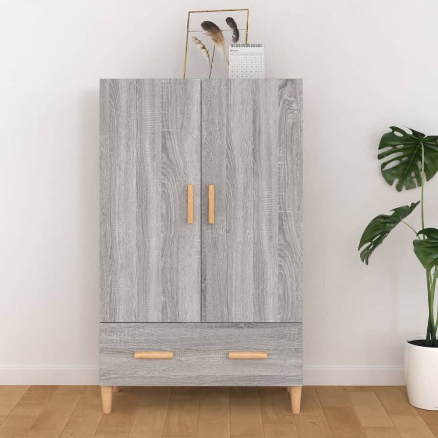 VidaXL -Hoge-kast-70x31x115-cm-bewerkt-hout-grijs-sonoma-eikenkleurig