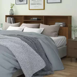 VIDAXL Hoofdbordkast 220x19x103 5 cm bruineikenkleurig