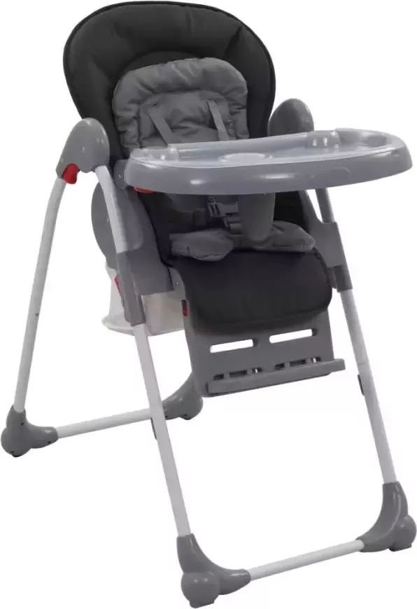 VIDAXL Kinderstoel hoog grijs - Foto 4