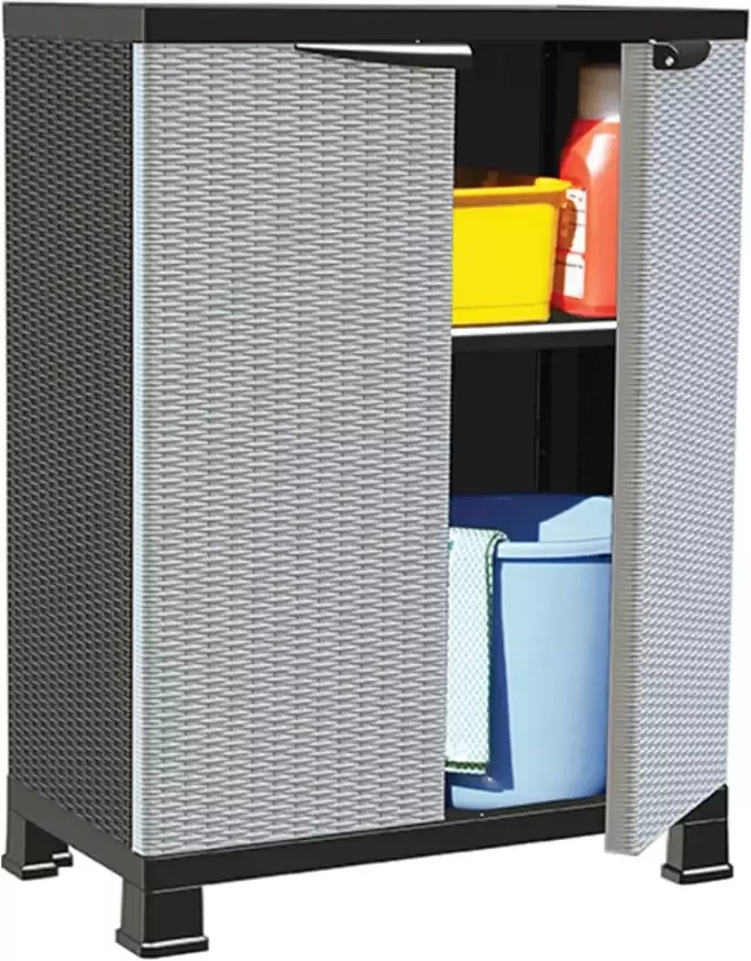 VidaXL -Opbergkast-68x39x92-cm-rattan-ontwerp - Foto 4