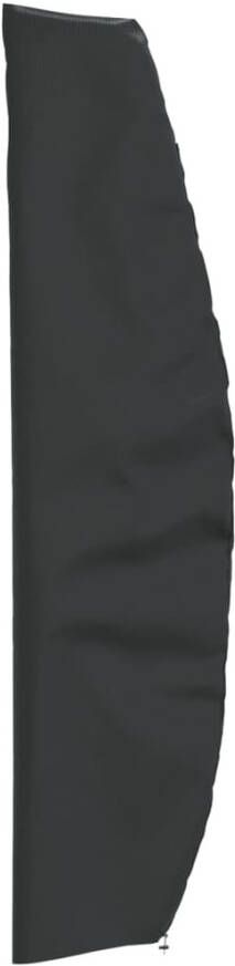VIDAXL Parasolhoes 265x50 70 40 cm 420D oxford zwart