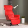 VIDAXL Relaxstoel met voetensteun kunstleer rood - Thumbnail 2