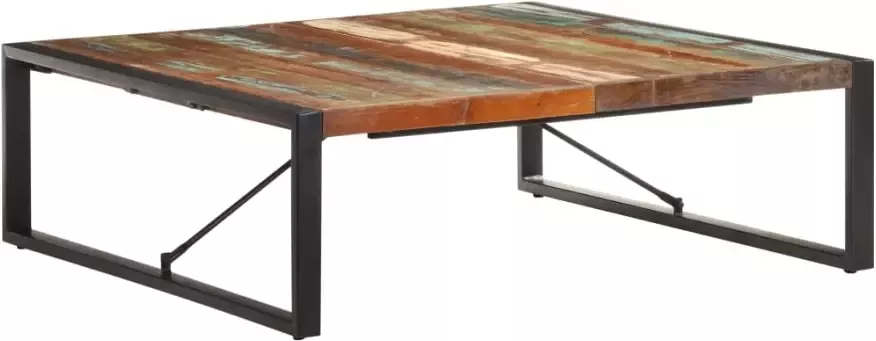 VidaXL Salontafel 120x120x40 cm massief gerecycled hout - Foto 3