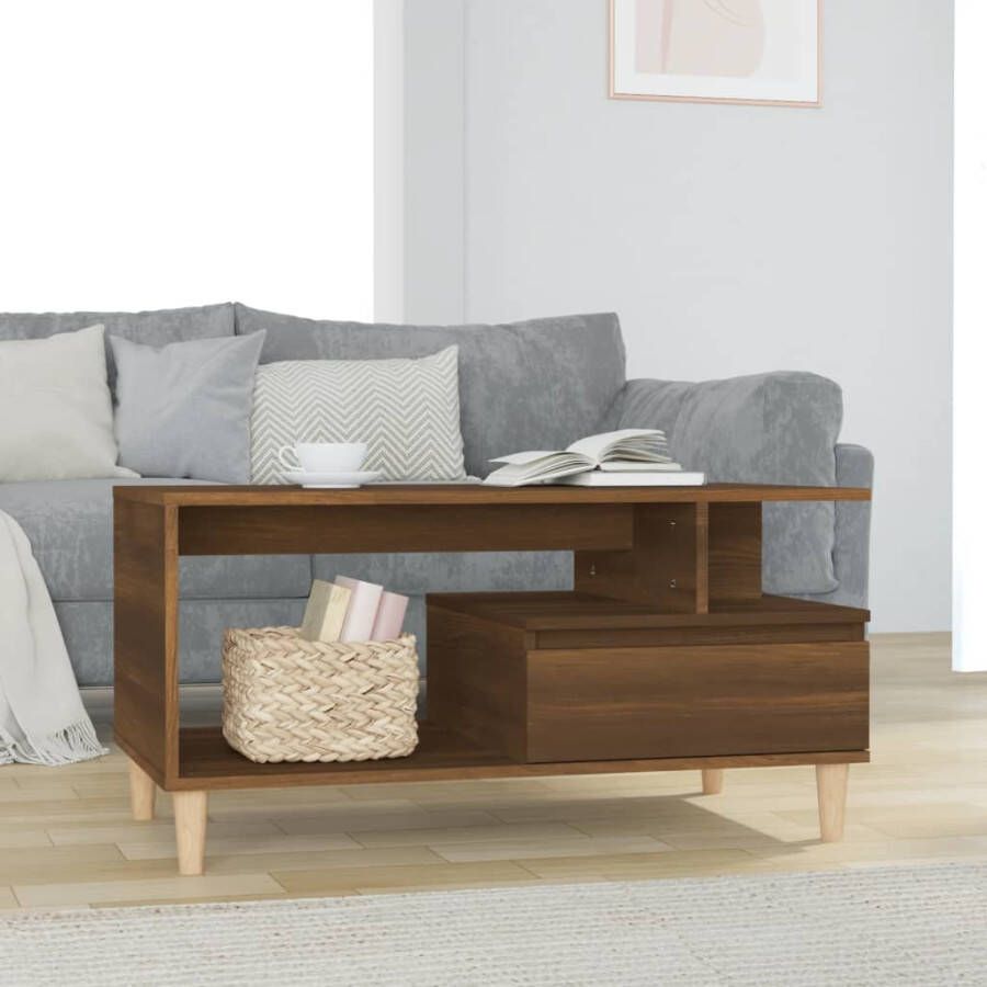 VidaXL -Salontafel-90x49x45-cm-bewerkt-hout-bruineiken