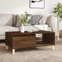 VidaXL Salontafel 90x50x36 5 Cm Bewerkt Hout Bruineikenkleurig - Thumbnail 2