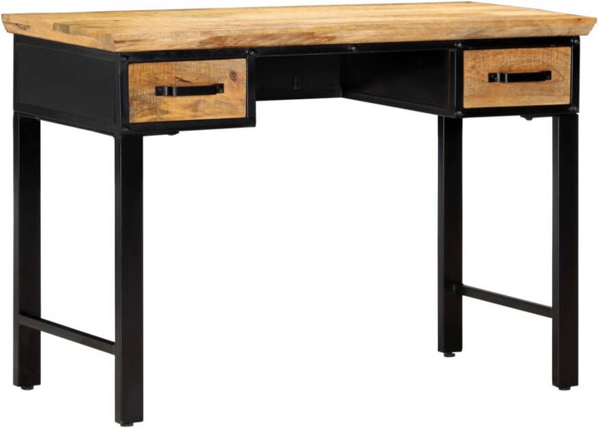 VidaXL -Schrijftafel-110x50x76-cm-massief-mangohout - Foto 4