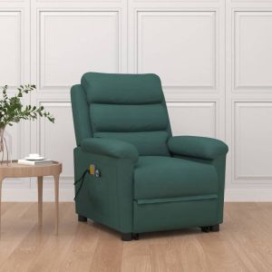 VidaXL -Sta-op-massagestoel-fluweel-donkergroen