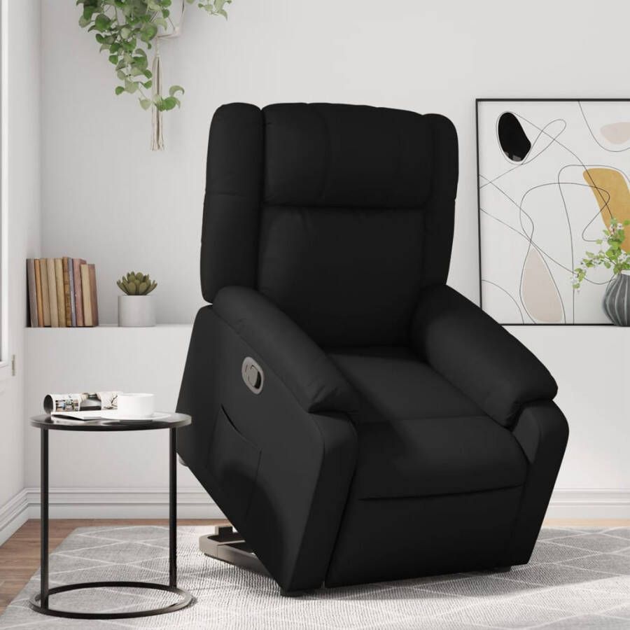 Vida XL vidaXL Sta-op-stoel kunstleer zwart-VXL-3205150