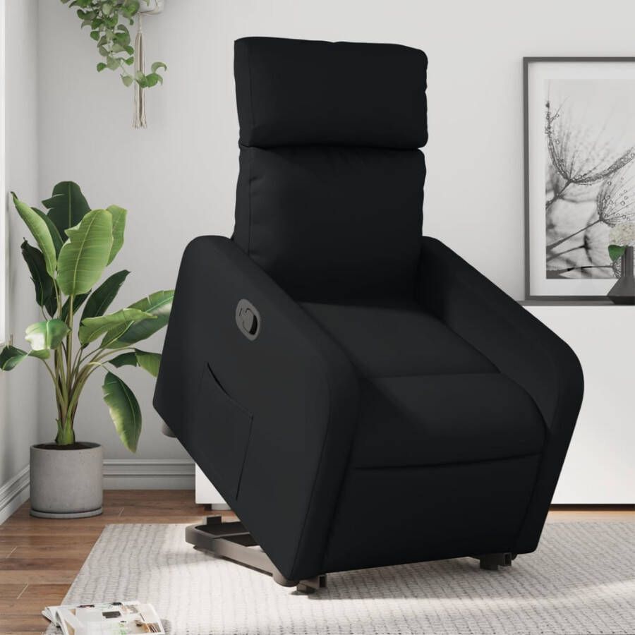 Vida XL vidaXL Sta-op-stoel kunstleer zwart-VXL-3206749