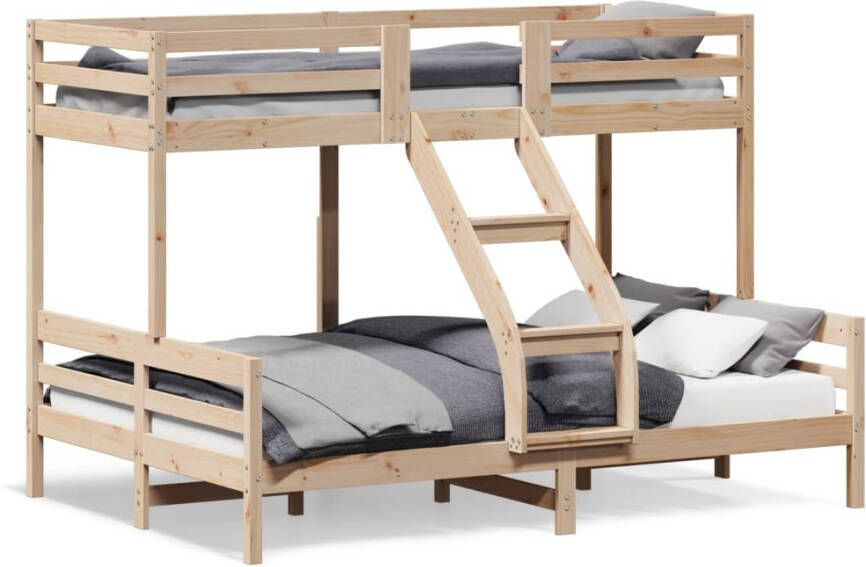 Vida XL Stapelbed massief grenenhout 80x200 140x200 cm SKU: V3207165 - Foto 8