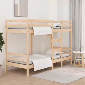 VidaXL -Stapelbed-massief-grenenhout-90x200-cm