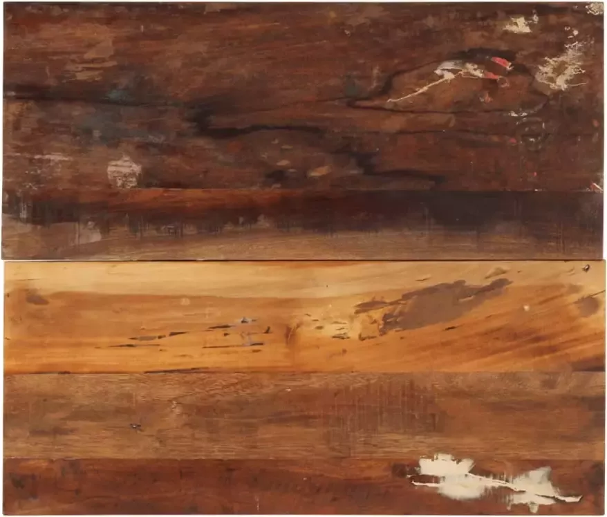 VidaXL Tafelblad rechthoekig 15-16 mm 60x70 cm massief gerecycled hout