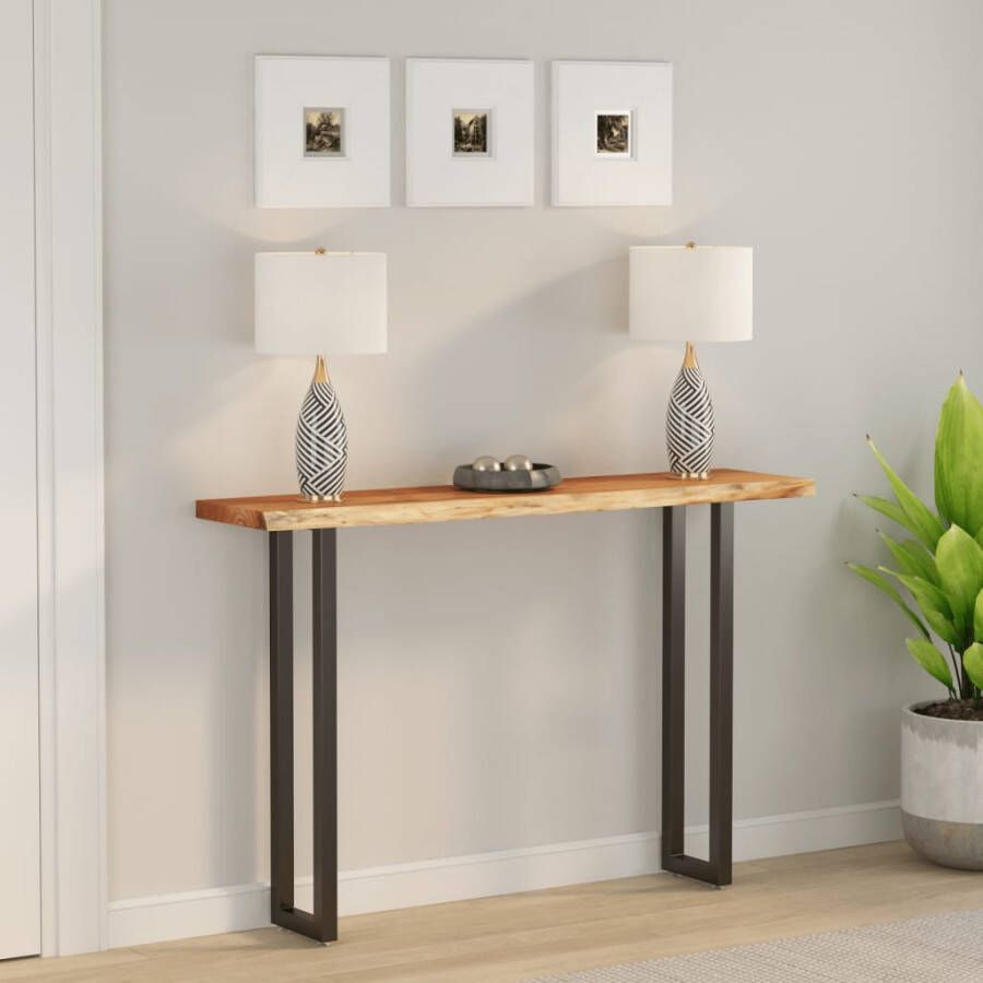 VidaXL -Tafelblad-rechthoekig-natuurlijke-rand-140x30x3 8-cm-acaciahout