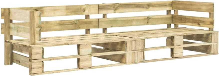 VIDAXL Tuinbank 2-zits pallet hout