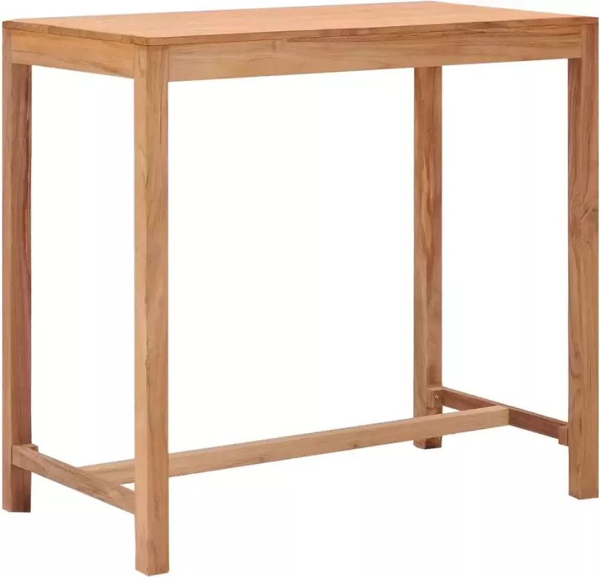 VidaXL Tuinbartafel 110x60x105 cm massief teakhout - Foto 4