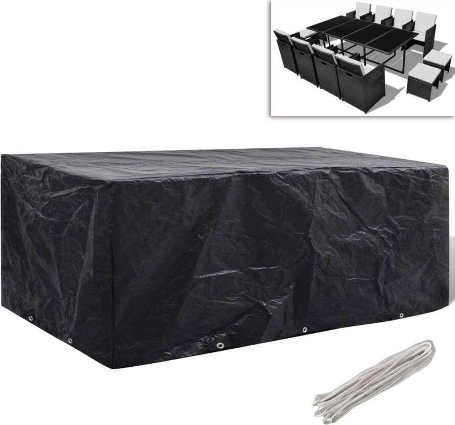VidaXL Tuinmeubelhoes met 8 oogjes 229x113x73 cm - Foto 4