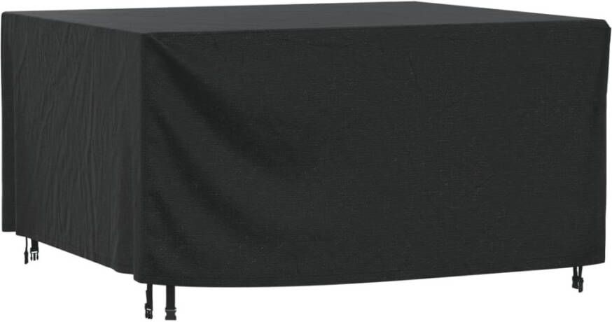 VIDAXL Tuinmeubelhoes waterdicht 420D 180x140x90 cm zwart - Foto 4