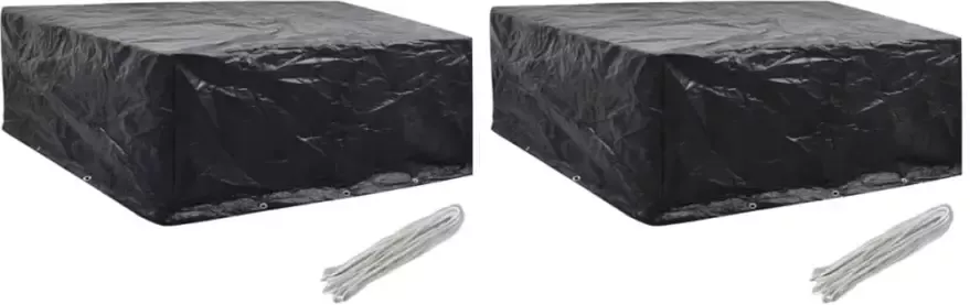 VidaXL Tuinmeubelhoezen 2 st 10 ogen 260x260x90 cm - Foto 4