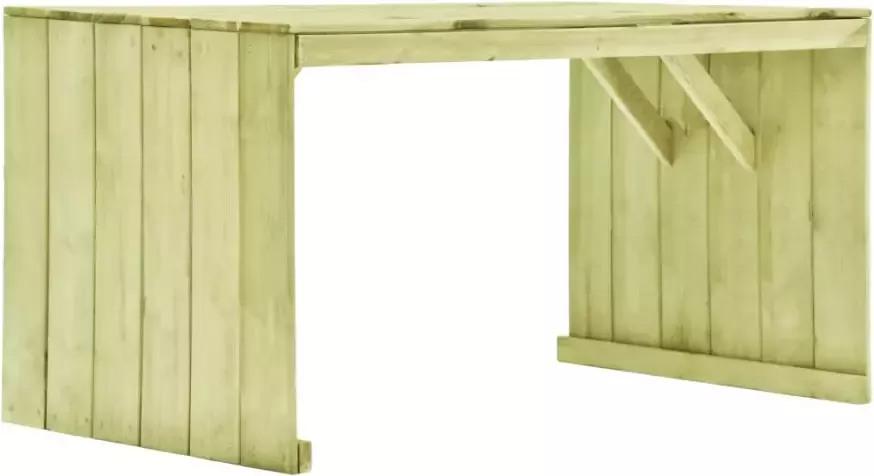 VidaXL Tuintafel 150x87x80 cm geïmpregneerd grenenhout