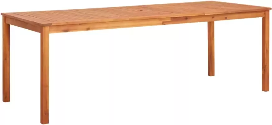 VidaXL Tuintafel 215x90x74 cm massief acaciahout