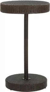VidaXL Tuintafel 60 5x106 cm poly rattan bruin