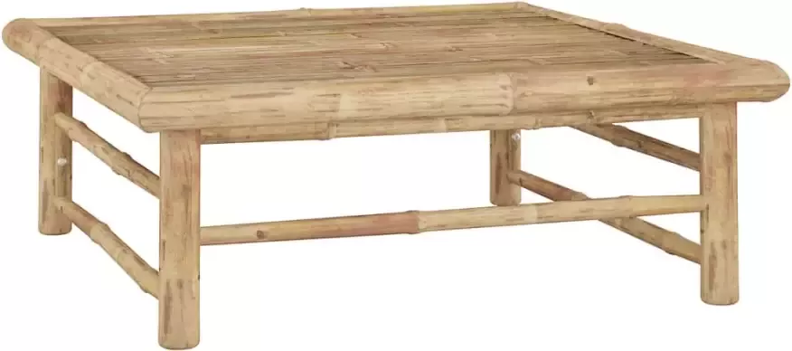 VIDAXL Tuintafel 65x65x30 cm bamboe - Foto 4