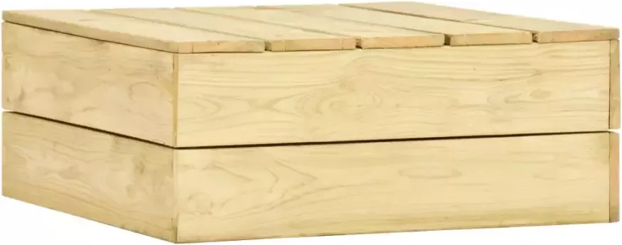 VIDAXL Tuintafel 75x75x31 cm geïmpregneerd grenenhout - Foto 4