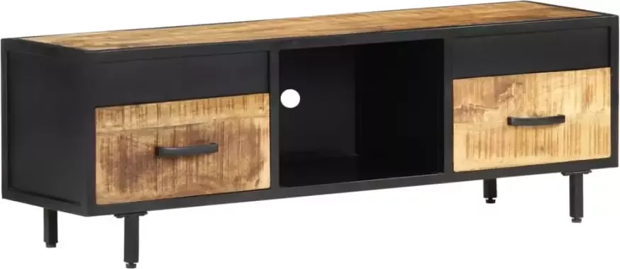 VIDAXL Tv-meubel 120x30x40 cm ruw mangohout - Foto 2