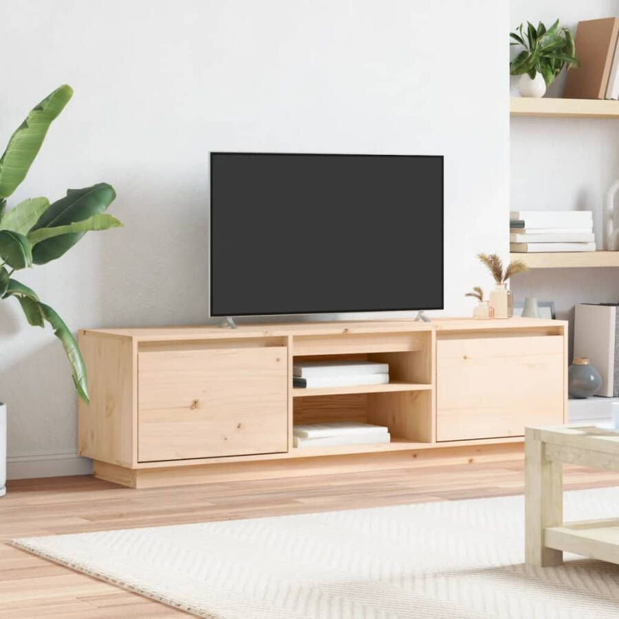 VidaXL -Tv-meubel-140x35x40-cm-massief-grenenhout - Foto 2