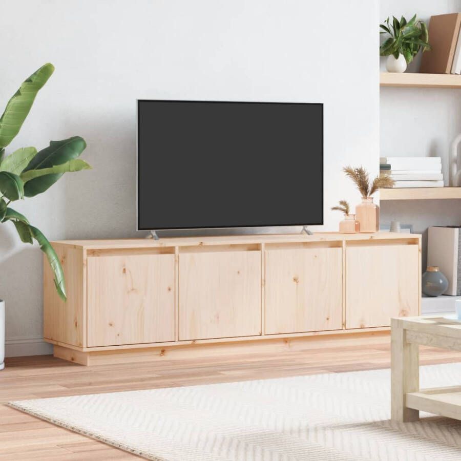 VidaXL -Tv-meubel-156x37x45-cm-massief-grenenhout - Foto 2