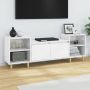 VidaXL -Tv-meubel-160x35x55-cm-bewerkt-hout-hoogglans-wit - Thumbnail 2