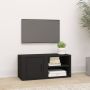 VidaXL -Tv-meubel-80x31 5x36-cm-bewerkt-hout-zwart - Thumbnail 2